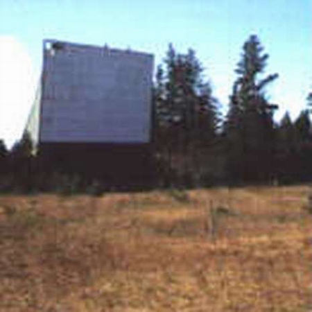 Evergreen Drive-In Theatre - Front Of Screen - Photo From Rg
